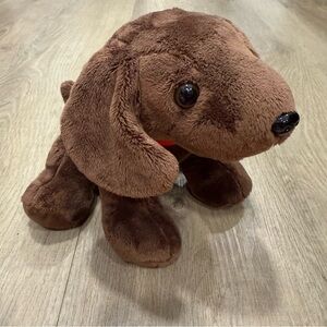 Cuddle + Calm Weighted Huggable Soothing Brown Labrador Plush Toy 14”